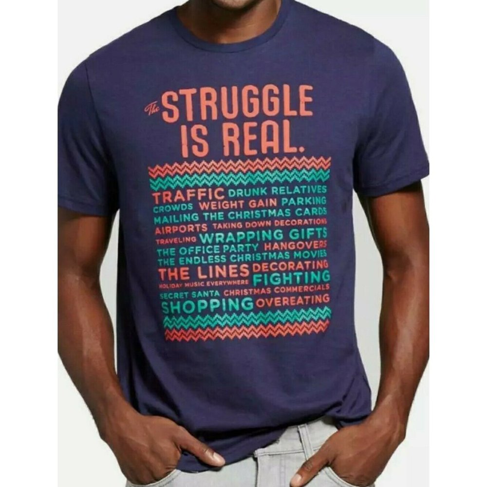 Holiday Time Men's Christmas Shirt XL